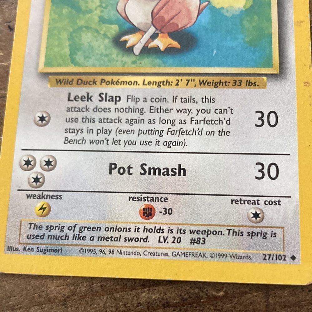 Farfetch’d Pokémon Card - Picture 3 of 3